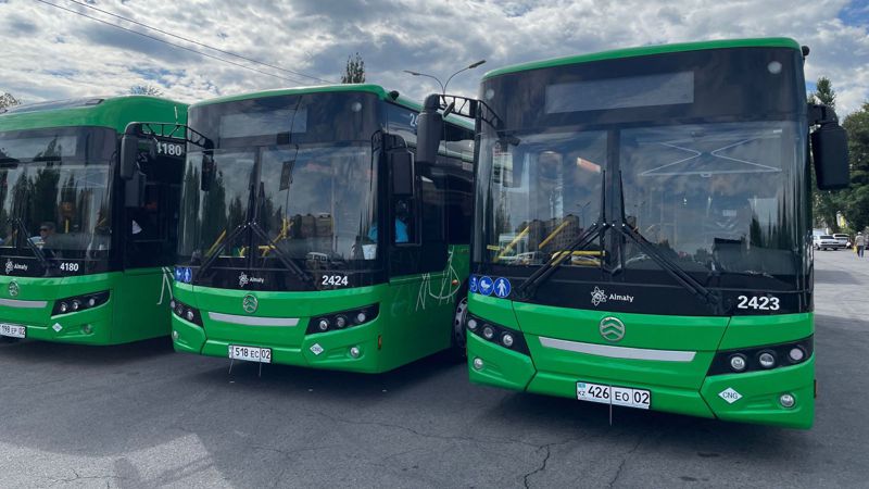 автобусы, новые автобусы Алматы