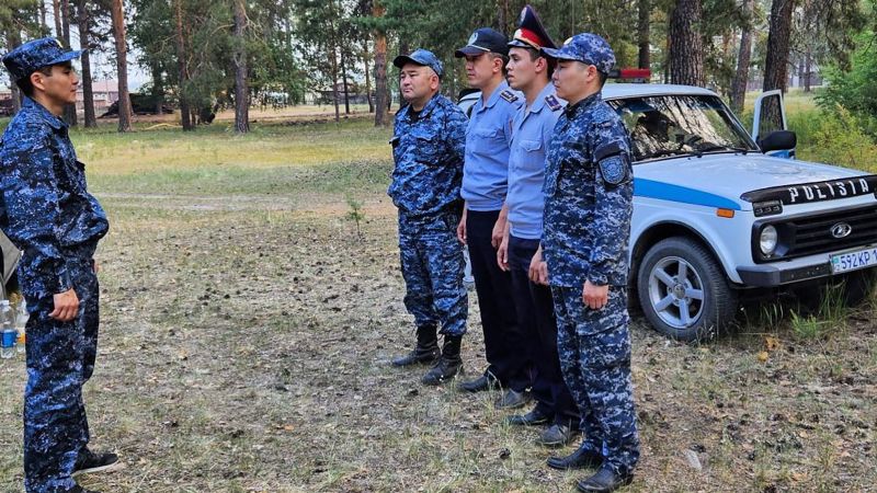 Сотрудники ДП Абайской области Установлены личности работников лесничества