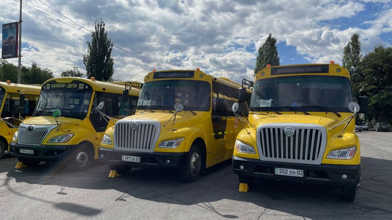 новые автобусы Алматы