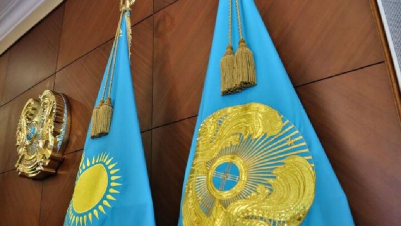 Флаги Казахстана Посольство России