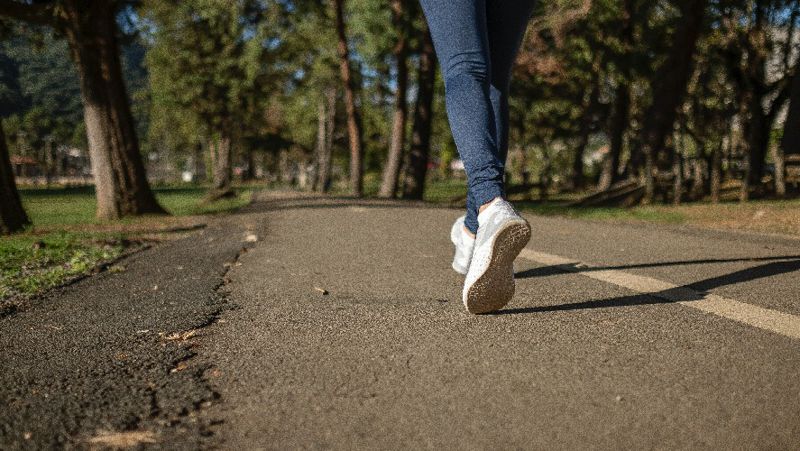 Беговые тренировки в дендропарке в Шымкенте