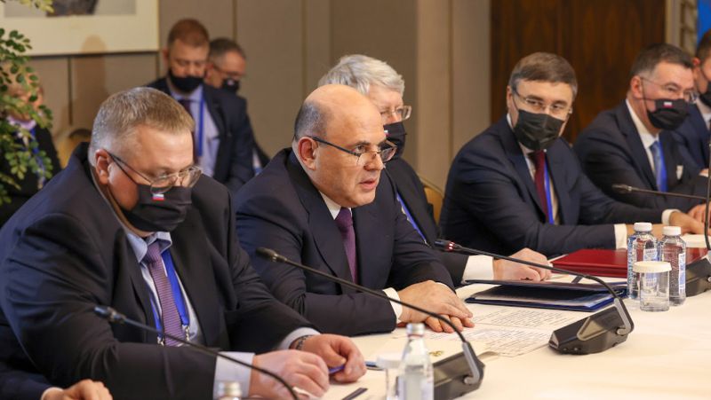 Встреча глав правительств Казахстана и России