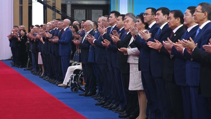 Нурсултан Назарбаев прибыл на церемонию инаугурации президента Казахстана