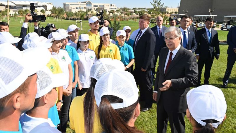 Токаев и экоактивисты акция патриотизм Токаев