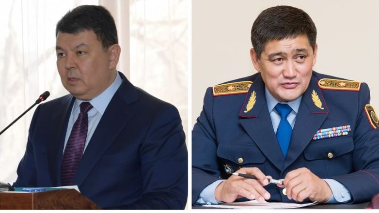 Қанат Бозымбаев, Серік Күдебаев Алматы облысының әкімі, Алматы облысының полиция департаментініңі бастығы, қаңтар