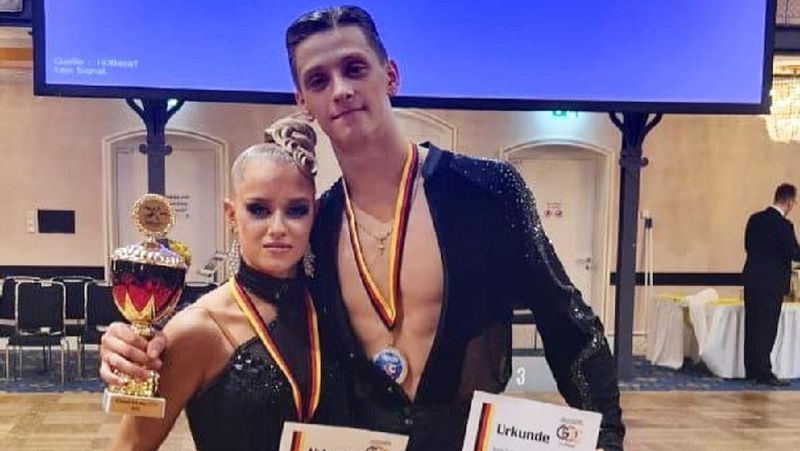 Максим Жиленков и Арина Молочникова Спортивные танцы Серебро турнира