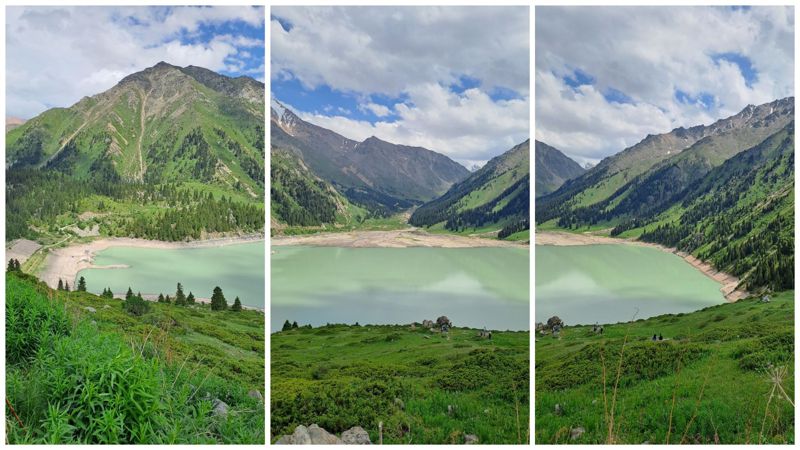 Алматинцев напугало обмелевшее БАО