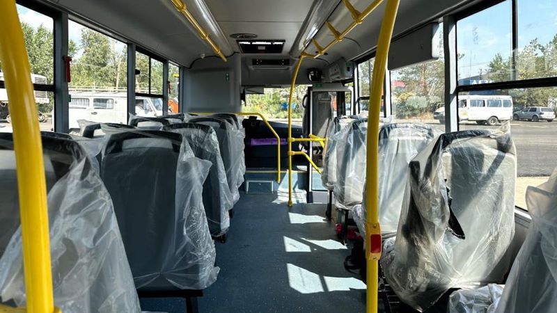 Оралда жаңа автобустар ел игілігіне берілді