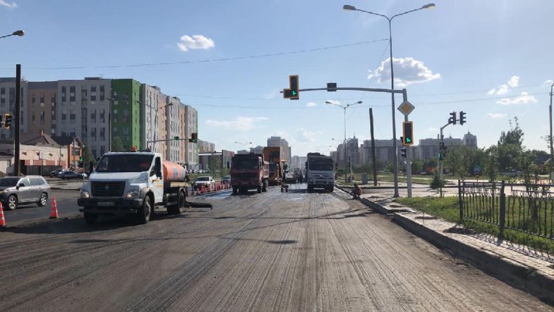 Нур-Султан ремонт дорога