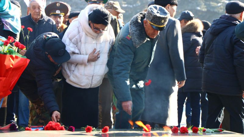 В Алматы почтили память воинов-афганцев
