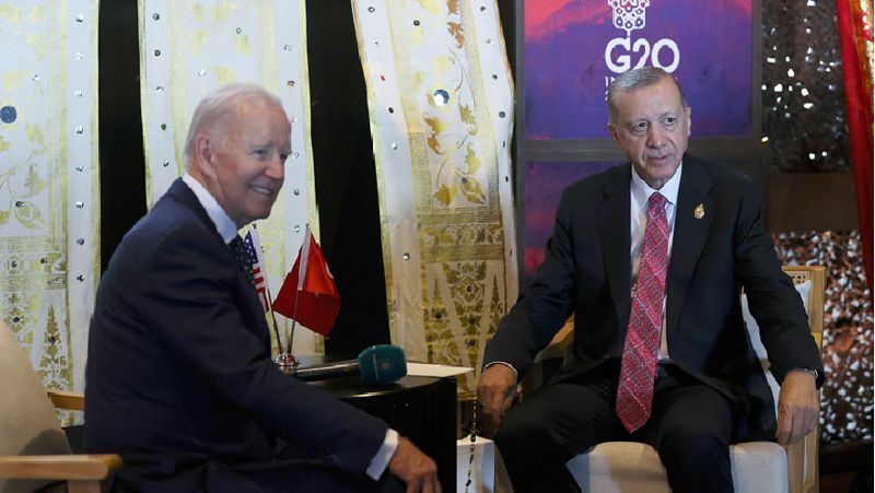 Эрдоган и Байден, фото - Новости Zakon.kz от 15.11.2022 16:00