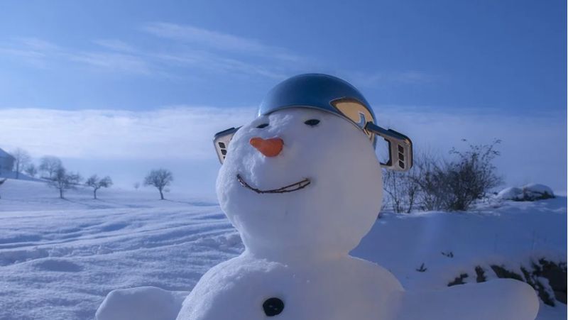 снеговик снеговик, зима