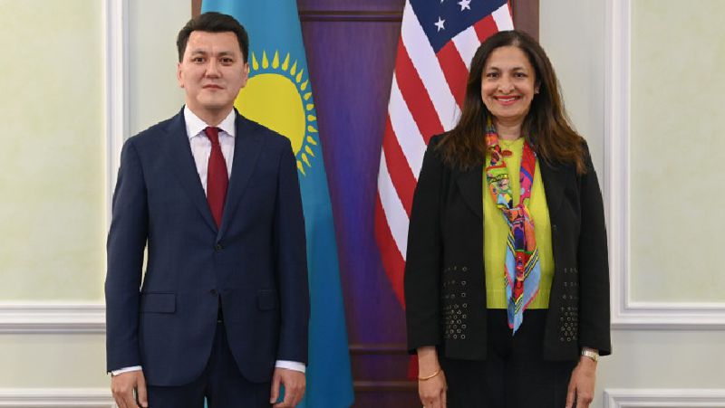 Ерлан Карин и Узра Зея рк, сша, реформы, карин, зея, встреча