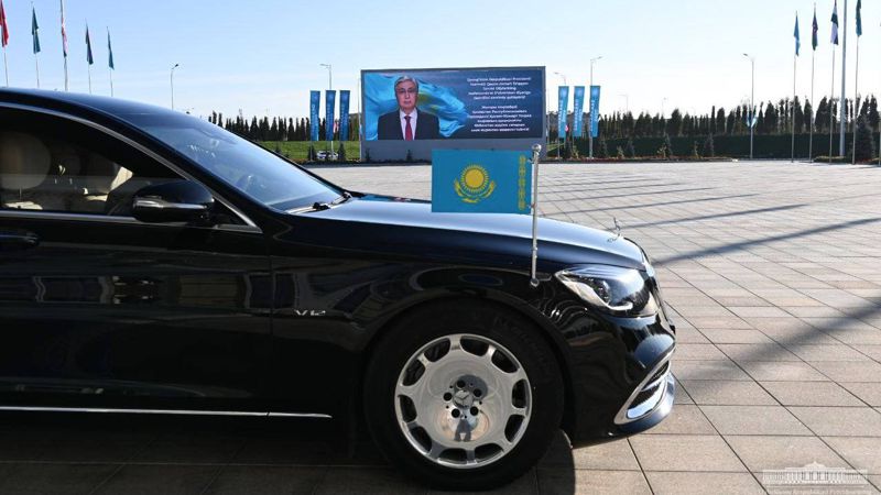Касым-Жомарт Токаев прибыл в Самарканд