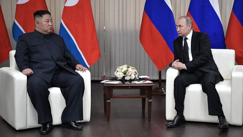 Ким Чин Ын мен Путин Ресей президенті, КХДР төрағасы