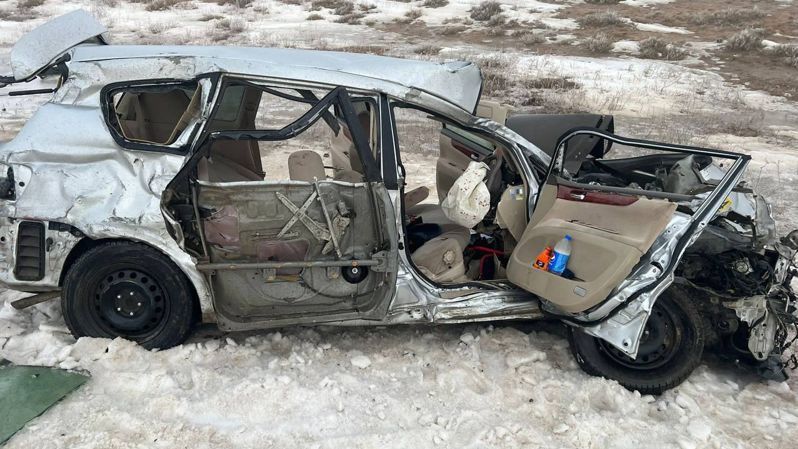 Апатқа ұшыраған көлік Атырау облысы, жол-көлік оқиғасы
