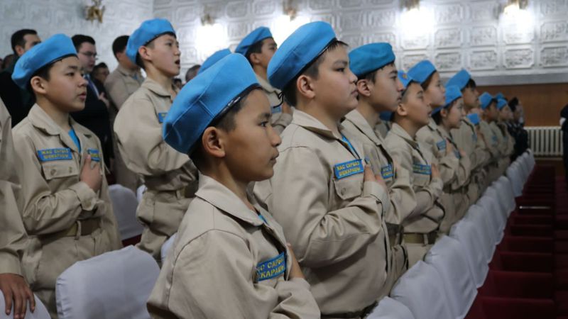  В Уйгурском районе Алматинской области в 12 средних школах открылись военно-патриотические клубы