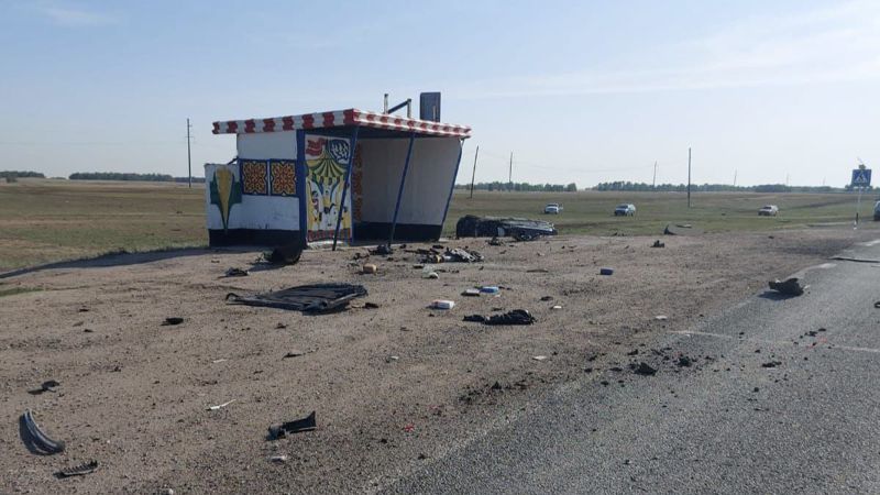 В страшном ДТП в Северо-Казахстанской области погибли пять человек