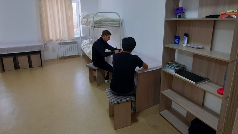 Казахстан Астана колледж общежитие открытие