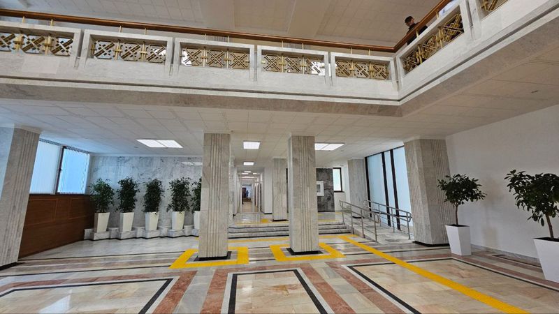 как выглядит восстановленный акимат Алматы