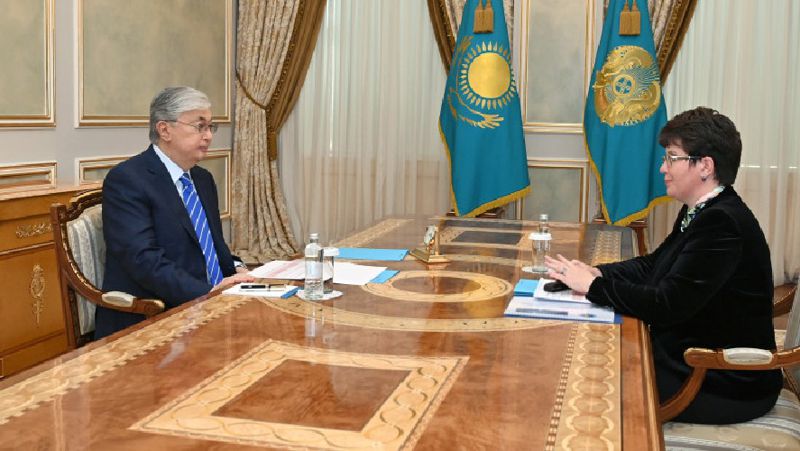 Тоқаев пен Наталья Годунова Тоқаев пен Наталья Годунова