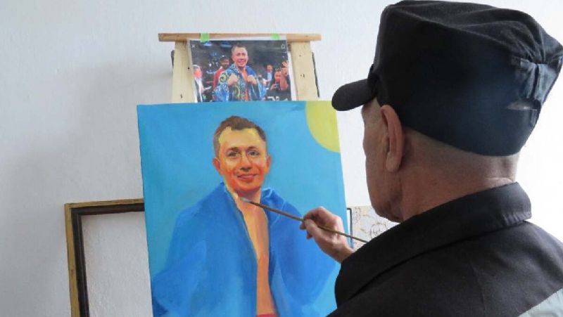осужденный нарисовал портрет GGG