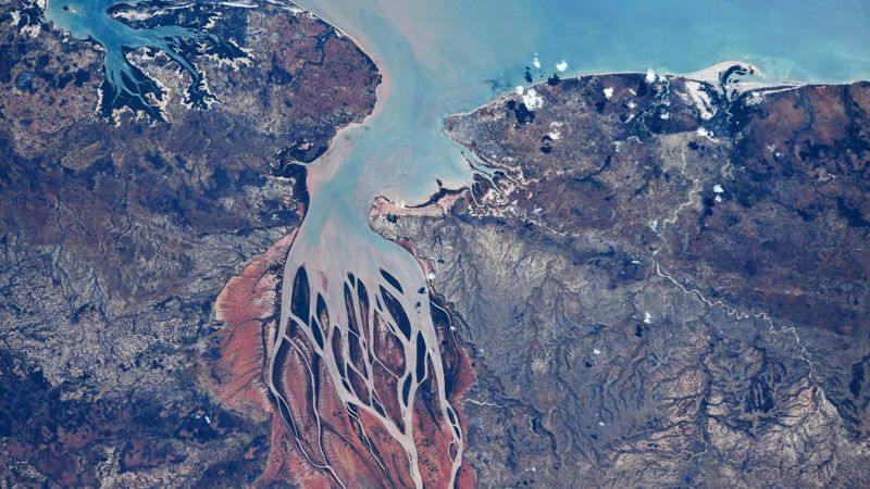 Космонавт опубликовал фото самых красивых рек