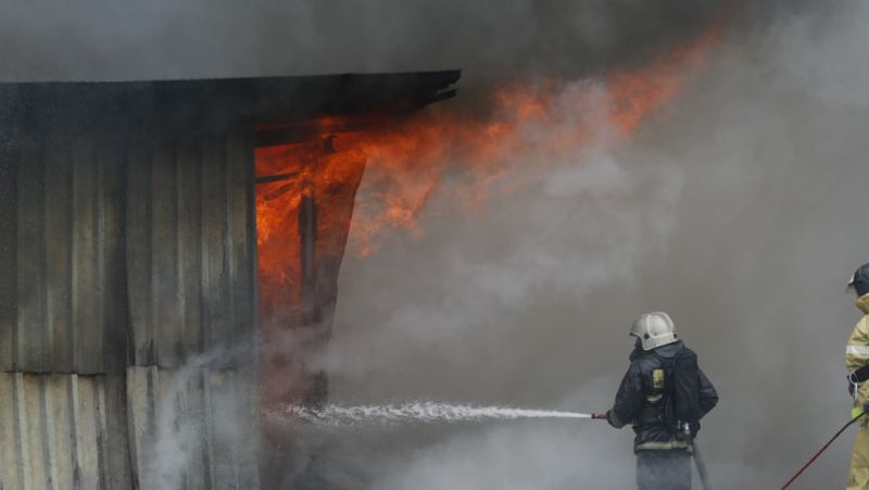 пожарные в Алматы
