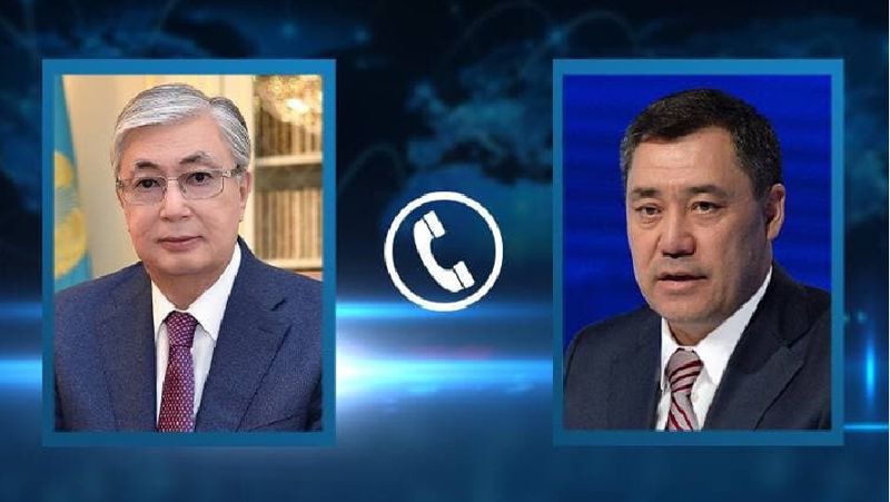 Қасым-Жомарт Тоқаев Садыр Жапаров звонок, переговоры