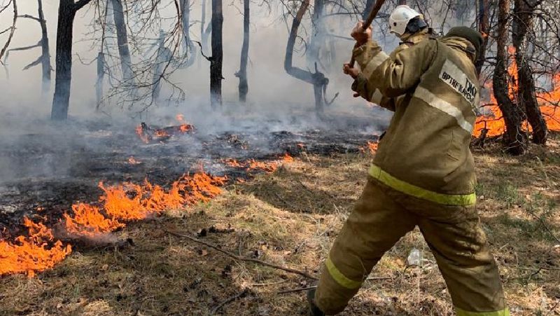 пожарный пожар Костанайская область