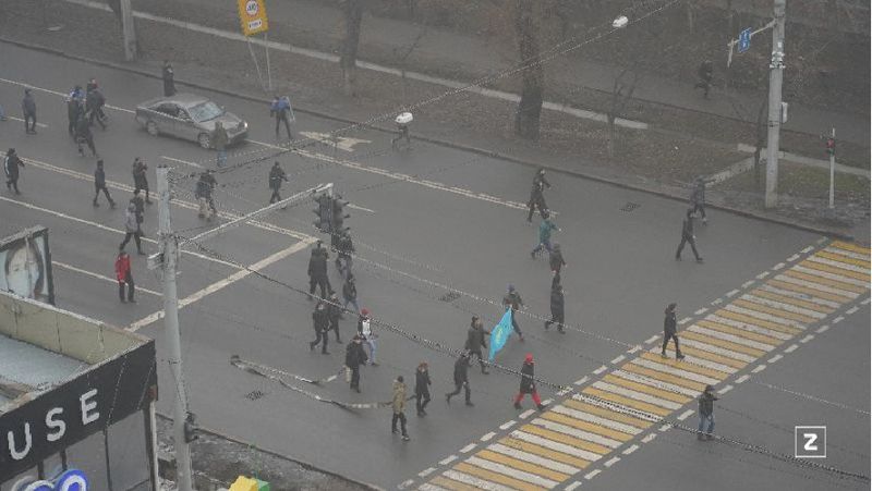 Алматыдағы митингі Қаңтар оқиғалары
