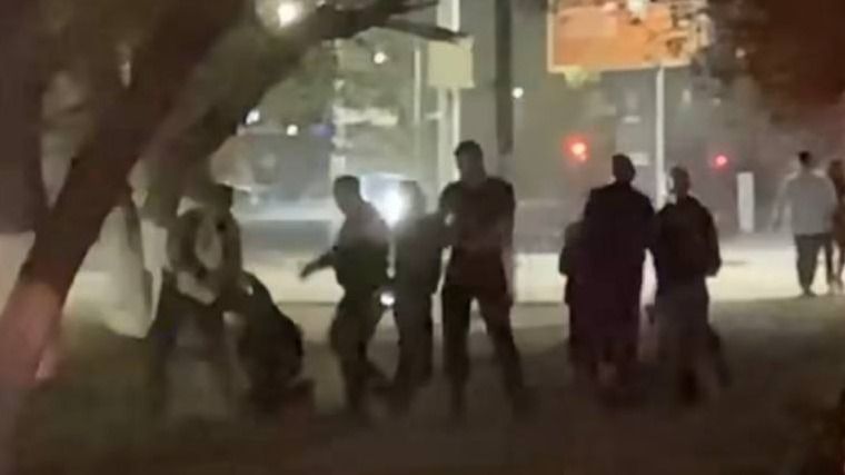Драка Массовую драку сняли на видео в Кокшетау