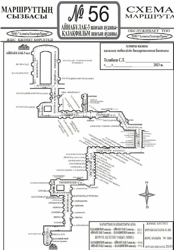 Схема автобусных маршрутов алматы