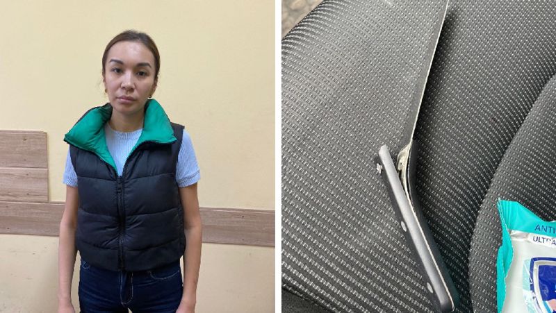 Алматы, девушка, задержание, полицейские, нож, нападение, ДП, подробности