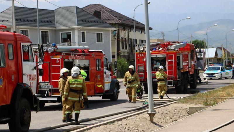 Казахстан пожарные техника нехватка