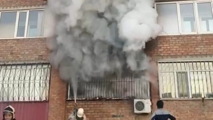 тушение пожара