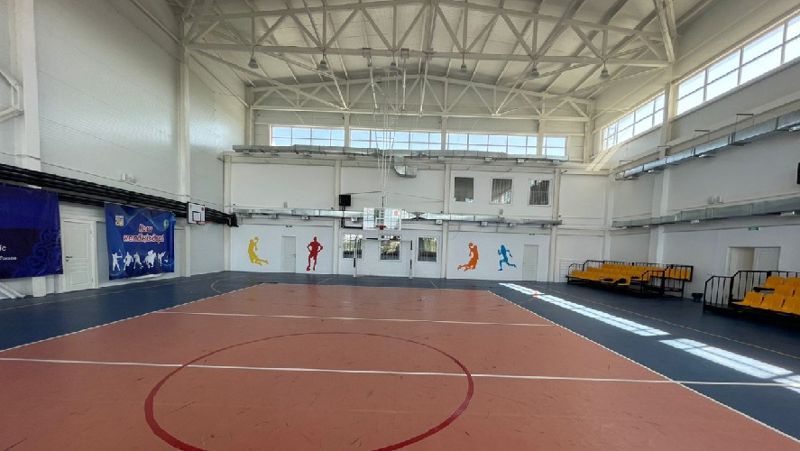 Новый ФОК успешно функционирует в поселке Акмол