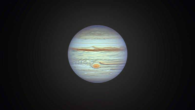 Детальный снимок Юпитера