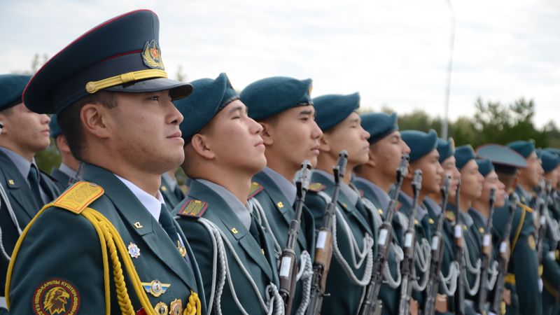 В Щучинске юные кадеты приняли присягу