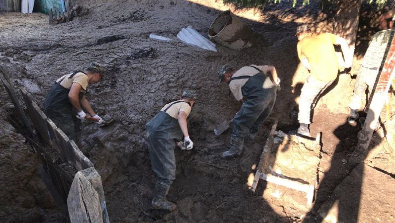 Ликвидация последействия селя в Текели, фото - Новости Zakon.kz от 16.05.2022 18:36