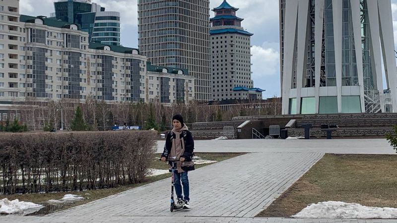 Казахстан Астана весна