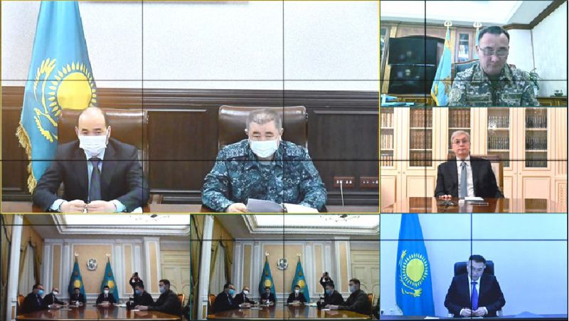 заседание оперативного штаба, Президент Казахстана 