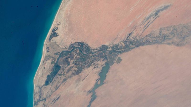 Космонавт опубликовал фото самых красивых рек