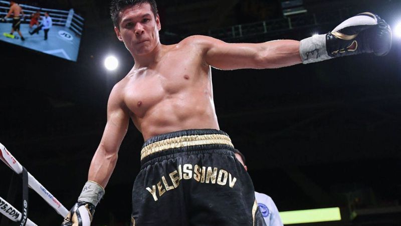 Данияр Елеусинов Победа, бокс, чемпион мира
