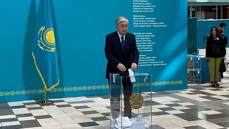 Касым-Жомарт Токаев Голосование