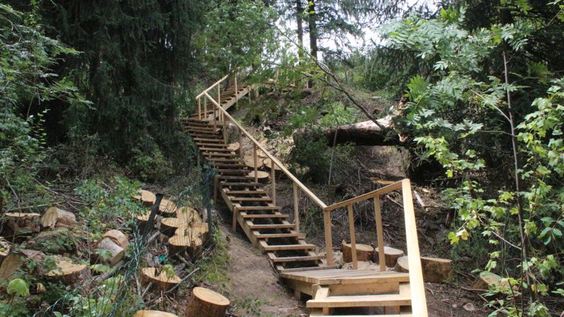 Аксайский скит, тропа, реконструкция