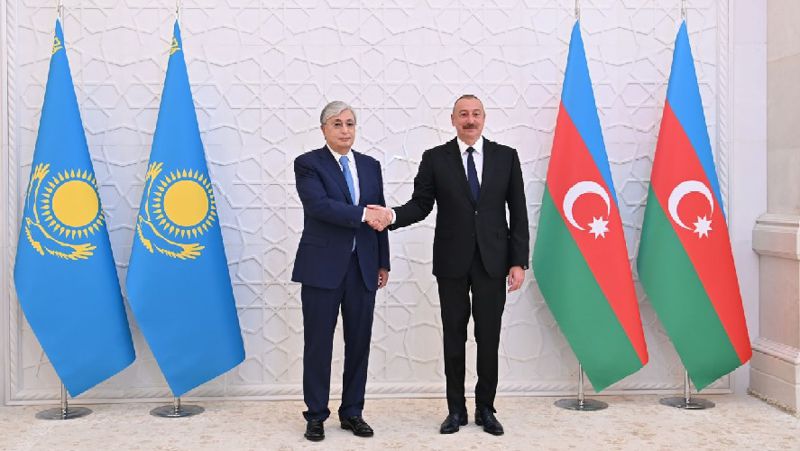 Тоқаев пен Әзербайжан президенті