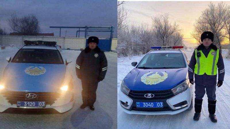 Полицейские вызволили семью из снежного плена 