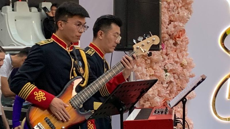 Казахстан военный оркестр Китай