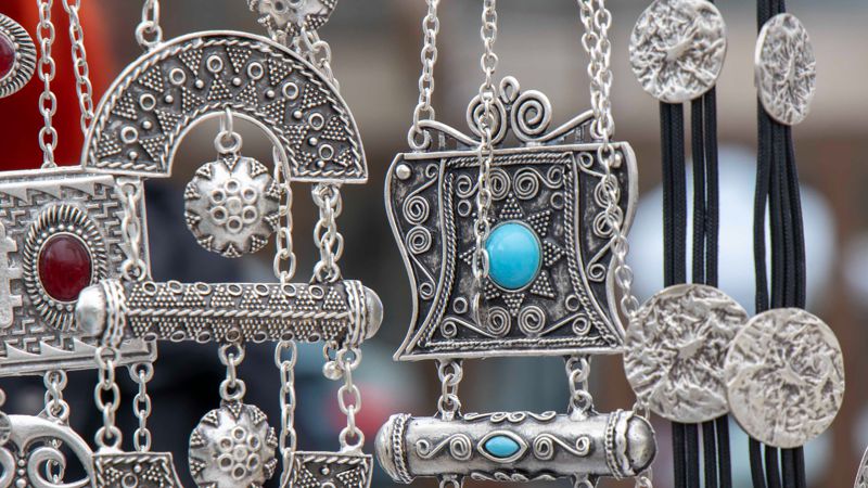 серебро, украшения, сувениры, Казахстан